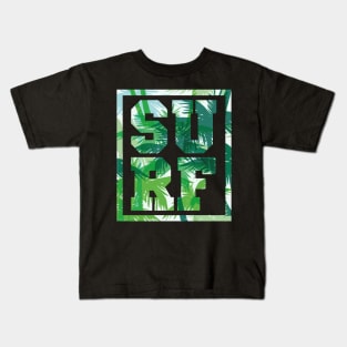 Surf shirt - ocean wave surfer Kids T-Shirt